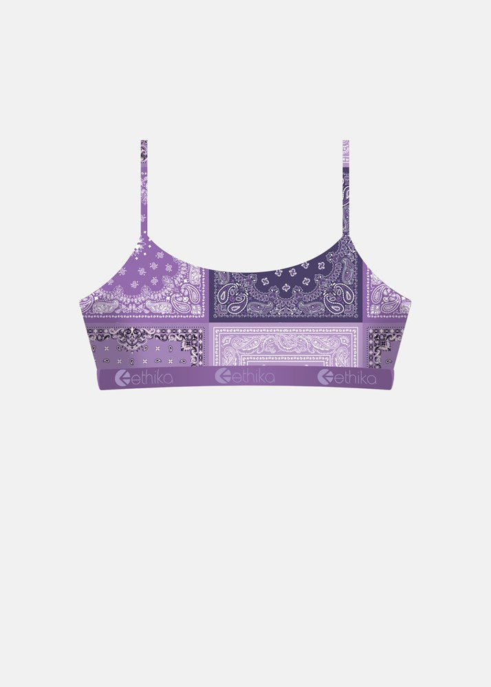 Girls Muted Motifs Pullover Bra
