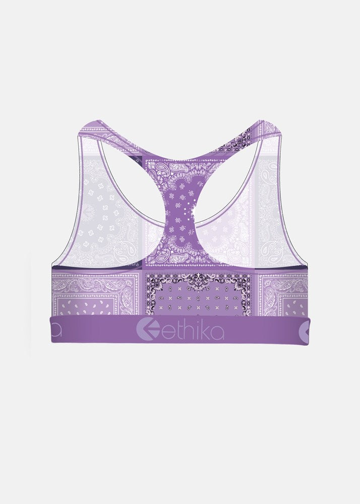 Girls Muted Motifs Sports Bra