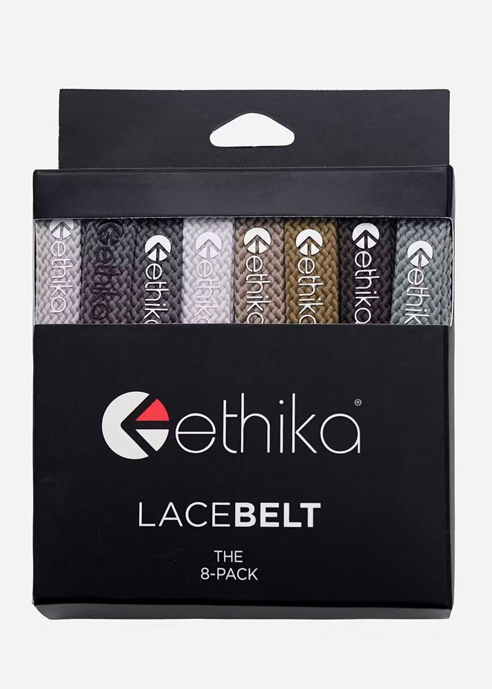 Shoelace Belt 8 Pack - Overcast Set