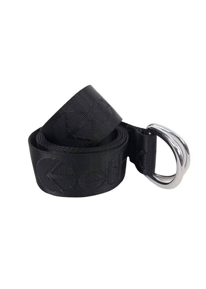 D Ring Belt - Logo Black