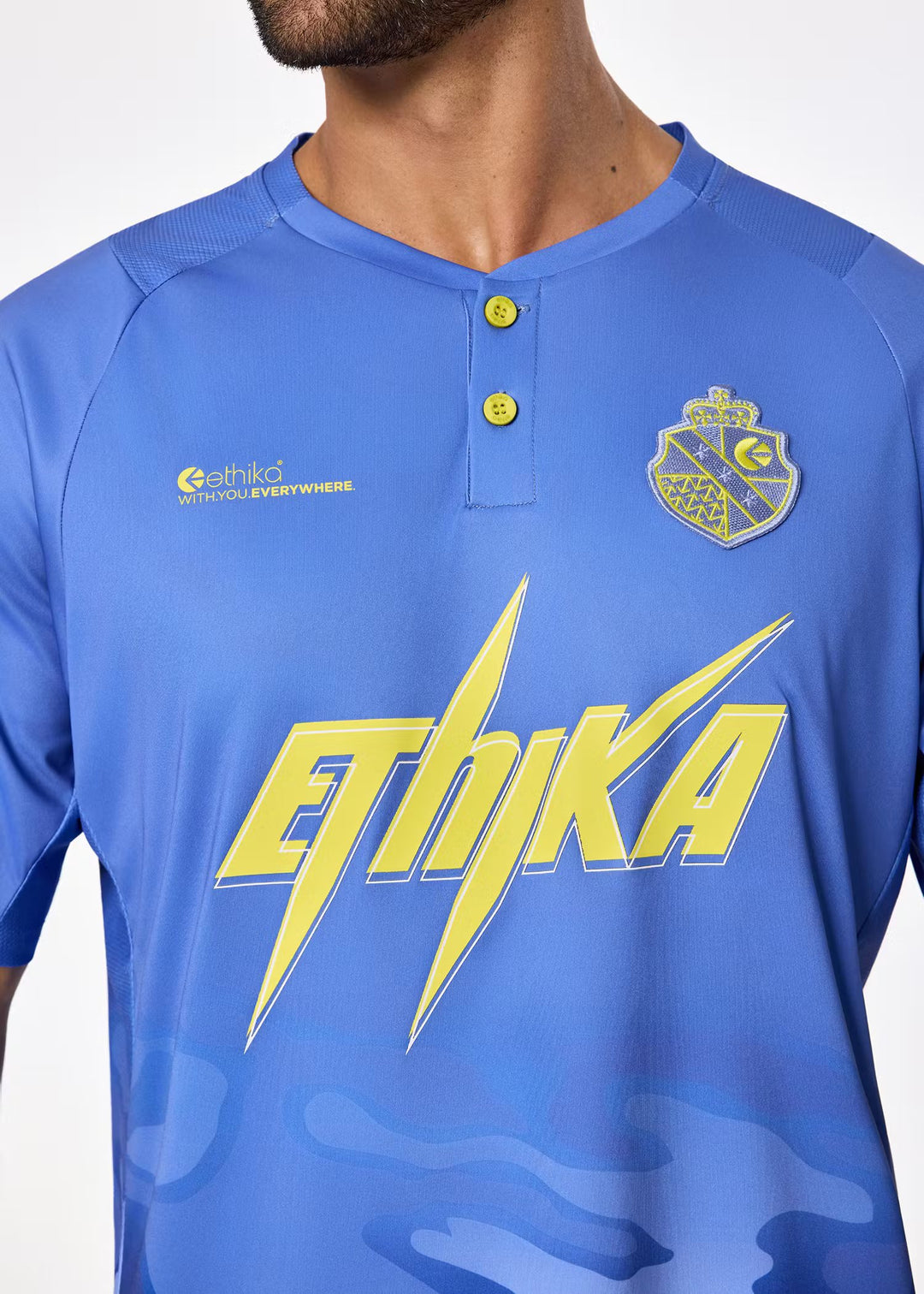 Mens Bolt Camo Soccer Jersey