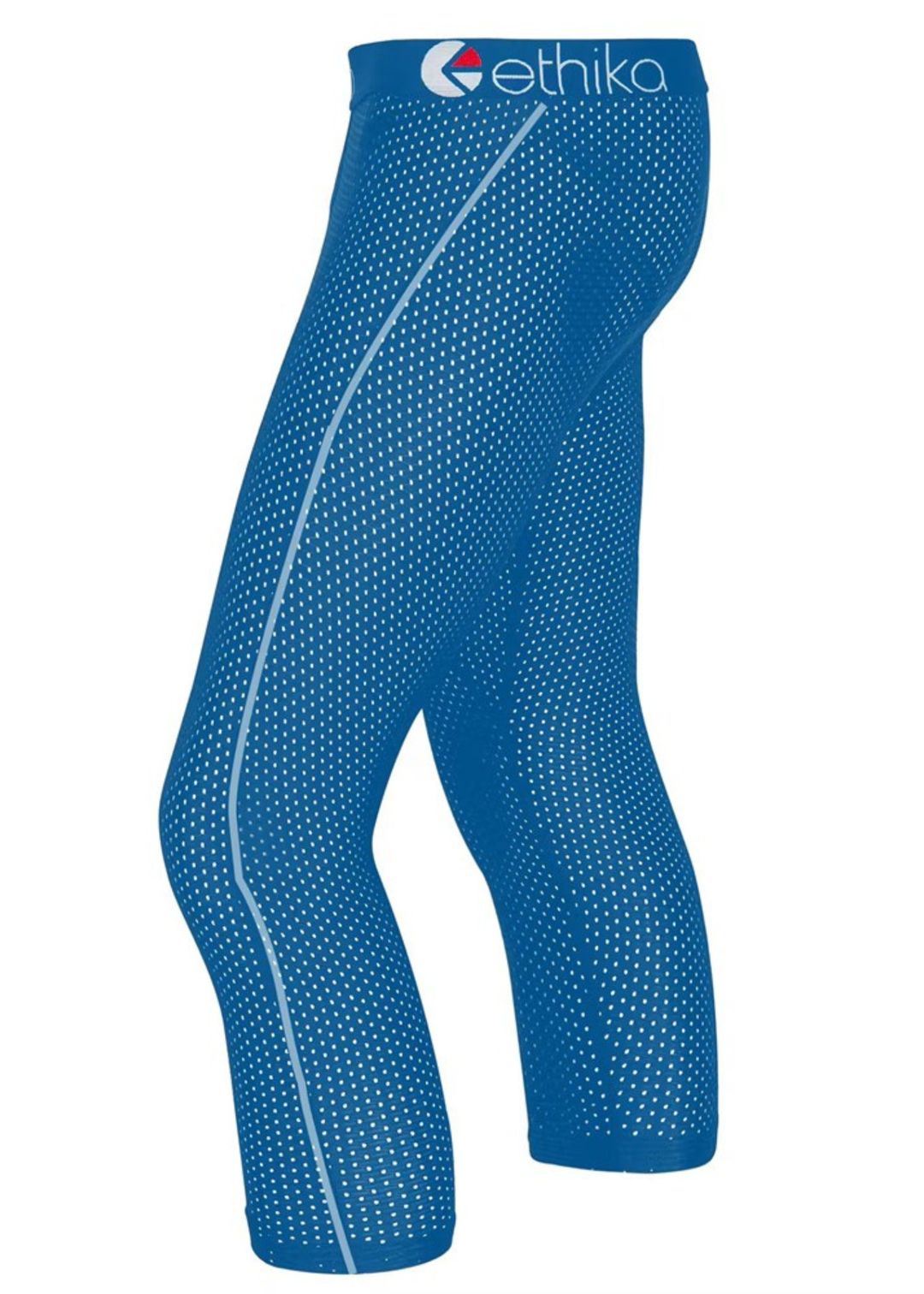 Mens Flow Blue 3/4 Tight