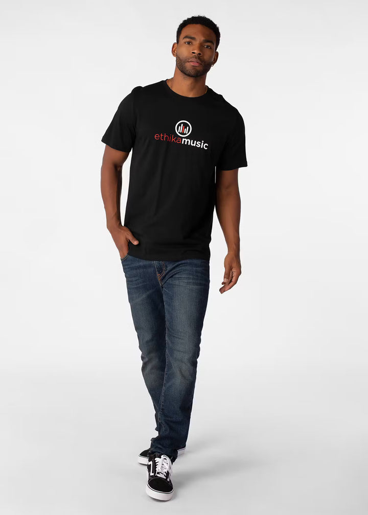 Mens Ethika Music Tee - Black