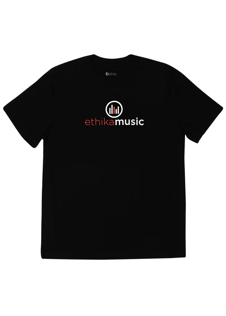 Mens Ethika Music Tee - Black