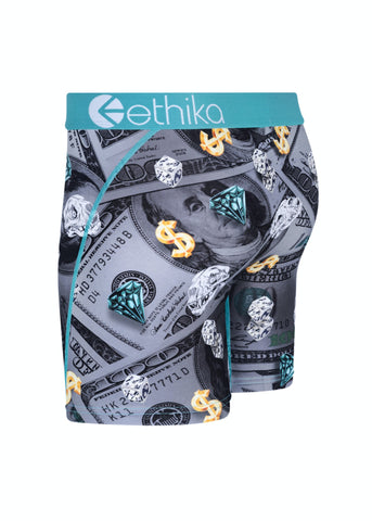 Womens Ethika Bolt Raw Edge Short - Black – Ethika NZ