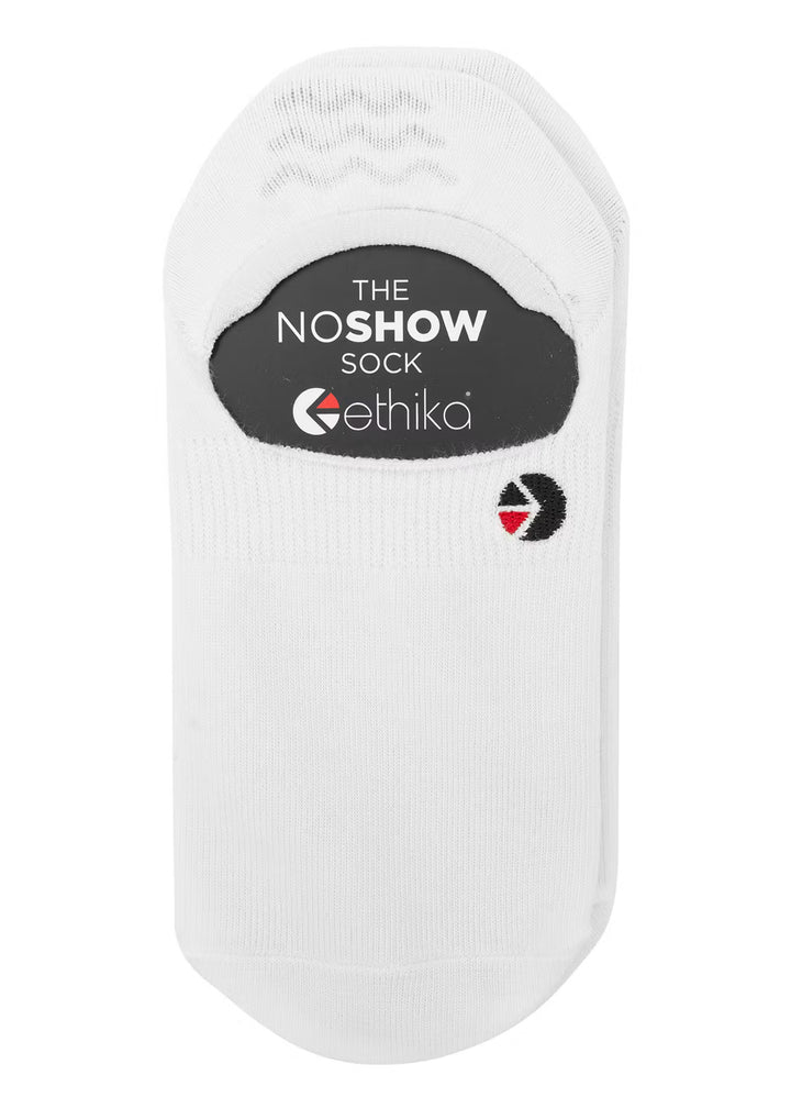 No Show Socks White Mens