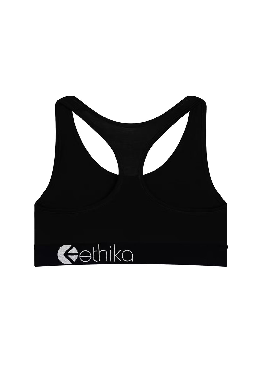 Midnight Black Girls Sports Bra