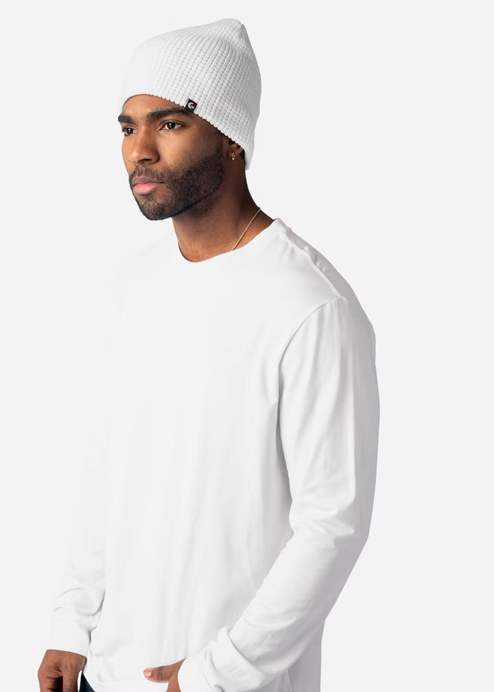 Thermal Knit Legend Beanie White
