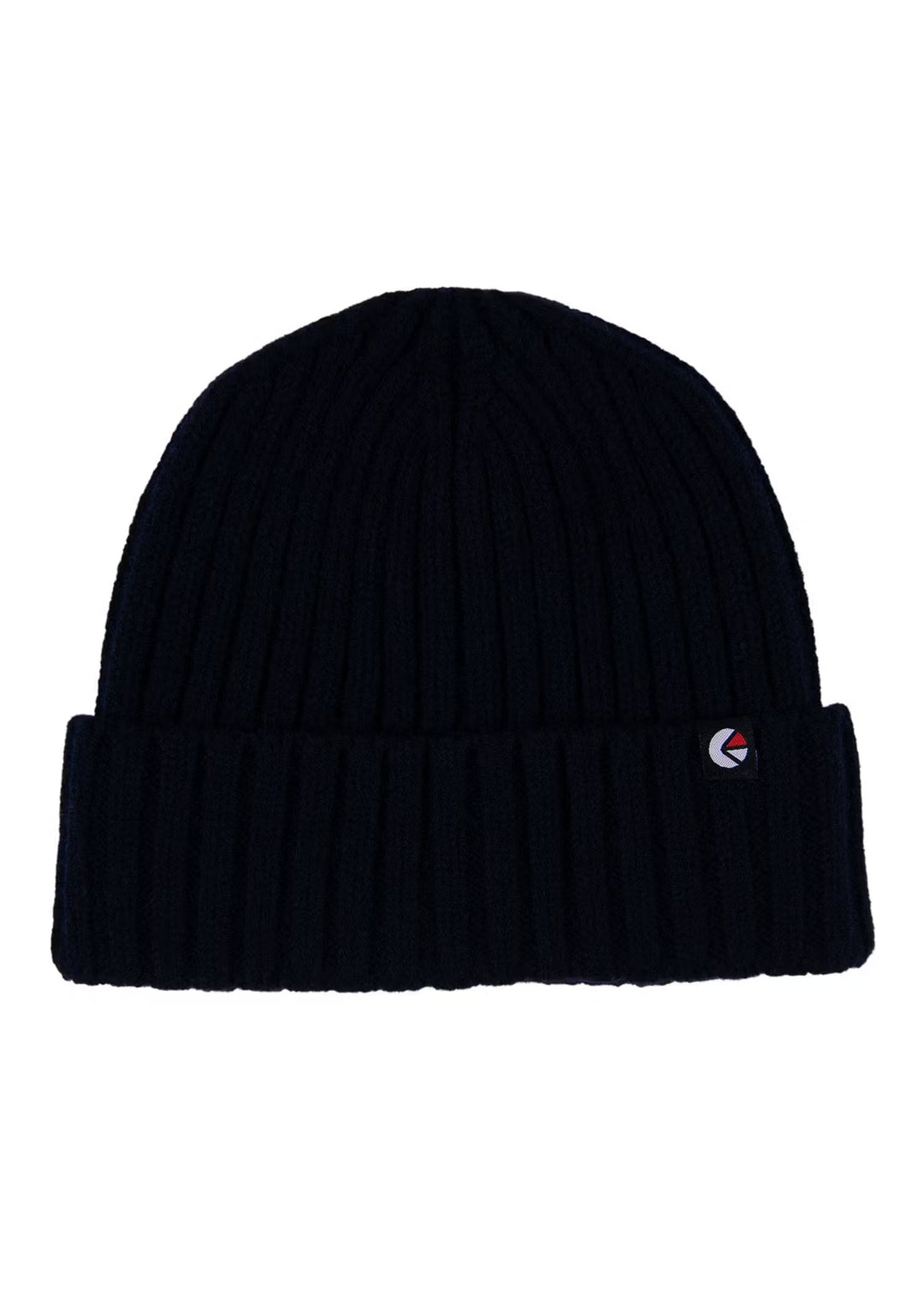 Wool Fold Beanie Navy