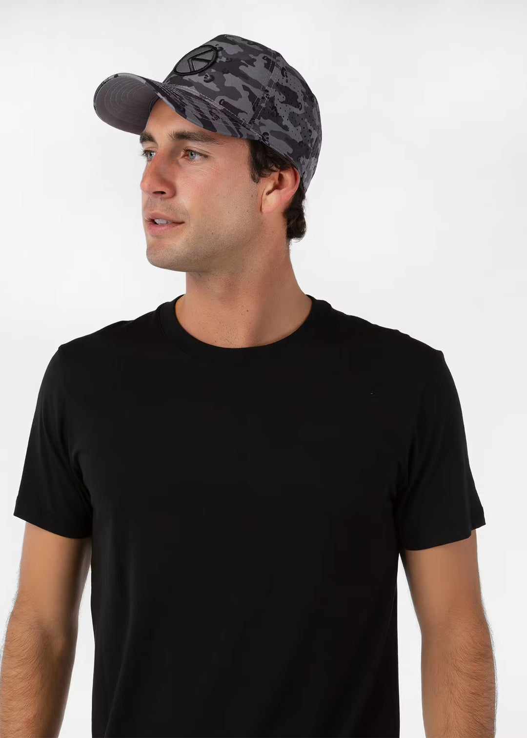 Athletic Dad Hat - Black Icon Camo
