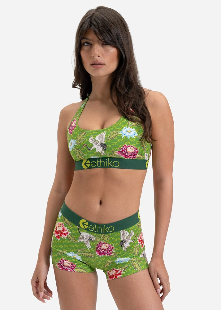 Womens Crane Heritage Sports Bra