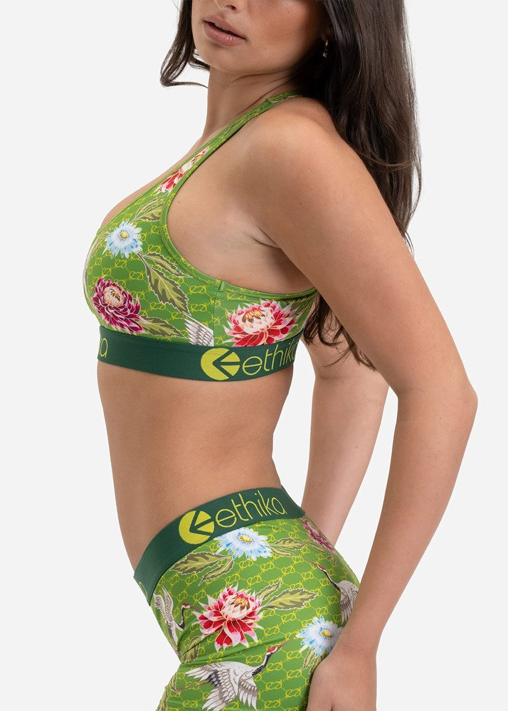 Womens Crane Heritage Sports Bra