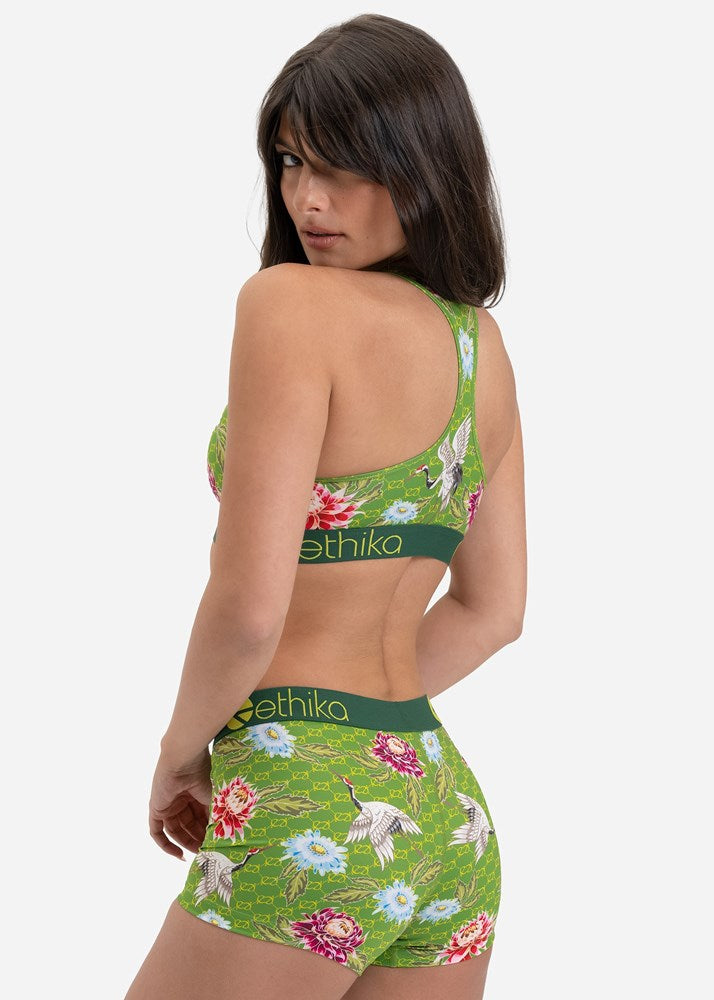 Womens Crane Heritage Sports Bra