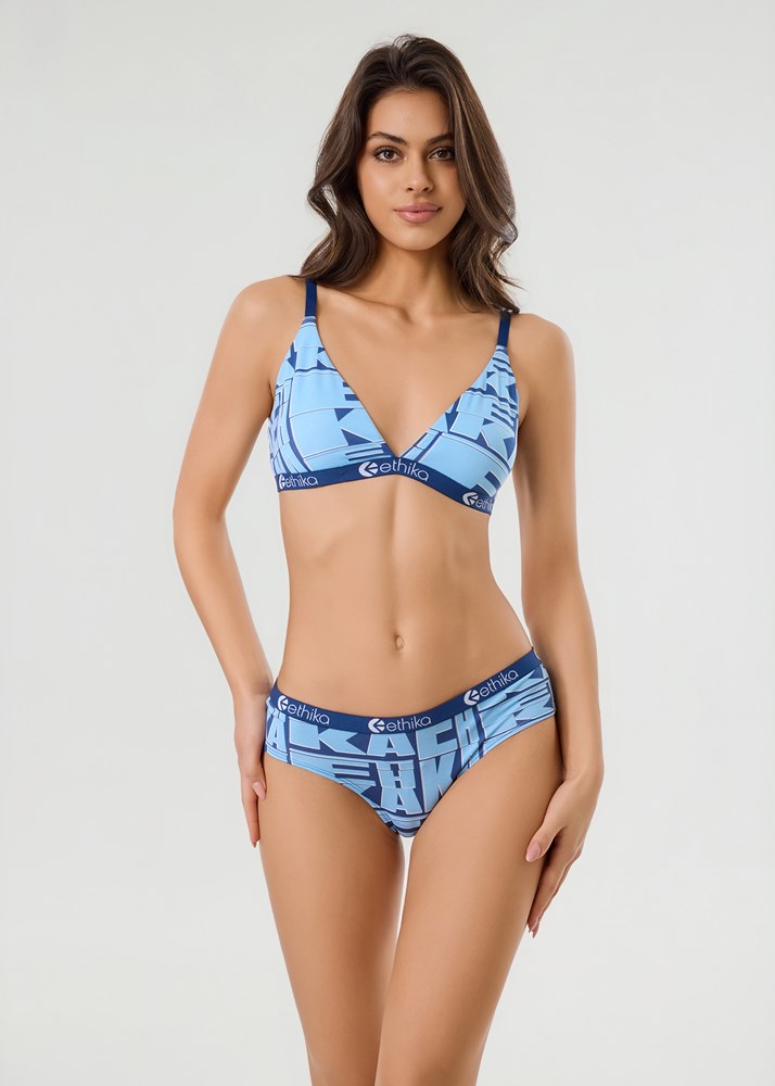 Womens Stacked Triangle Bra