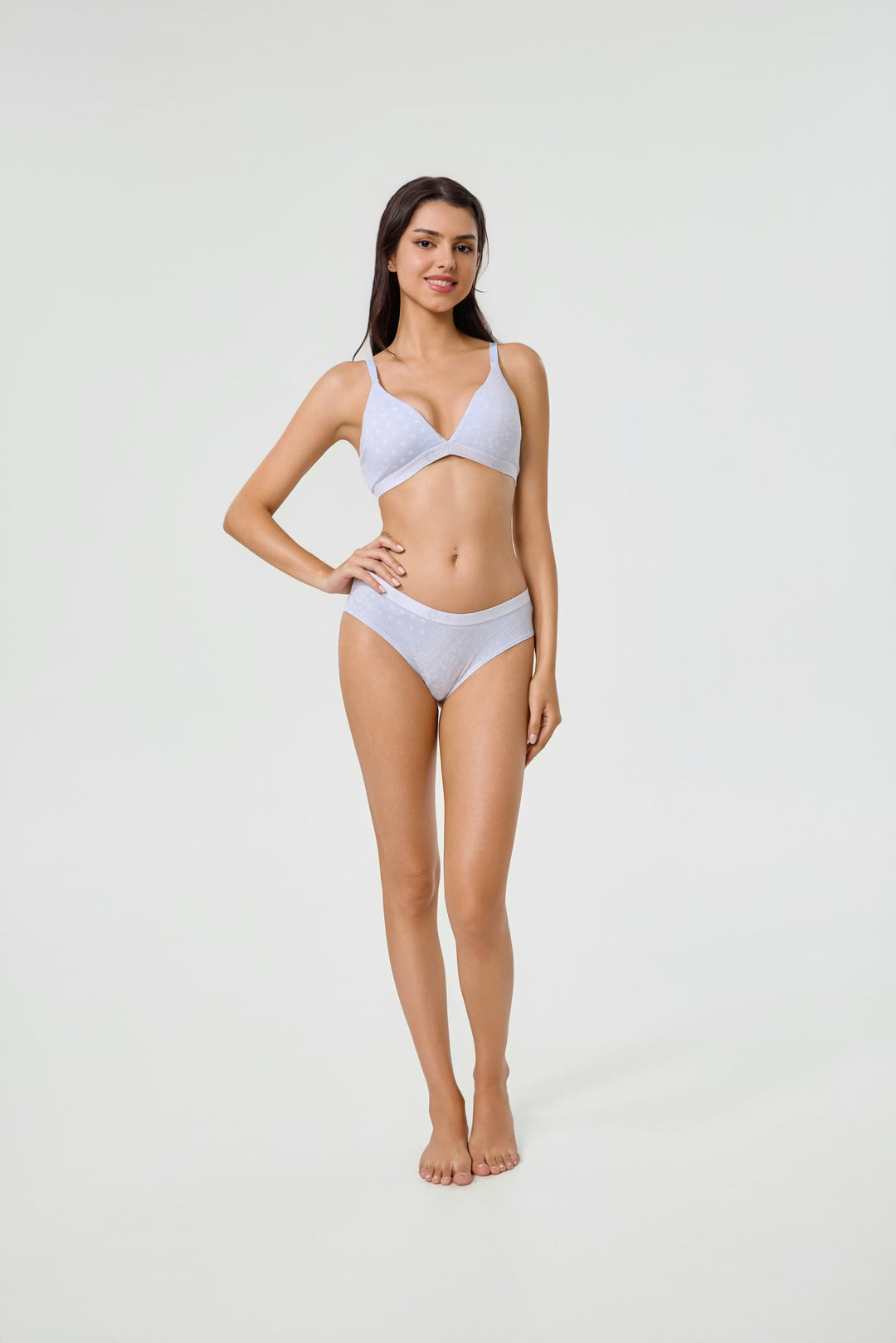 Womens Ice Paisley Triangle Bra