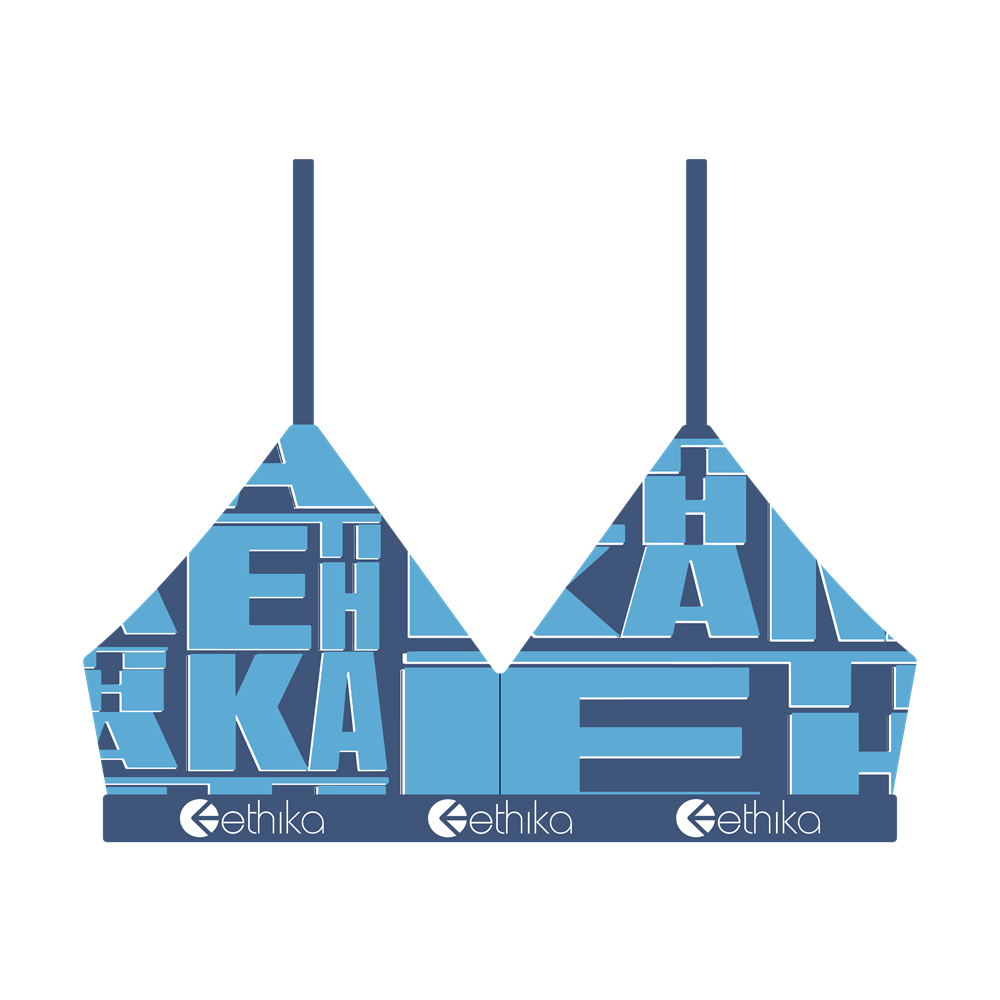 Womens Stacked V-Neck Bra