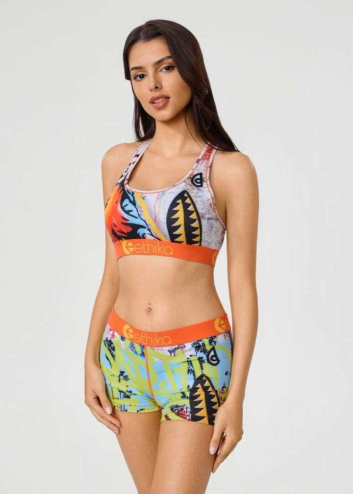 Womens Bomber For Mary Sports Bra