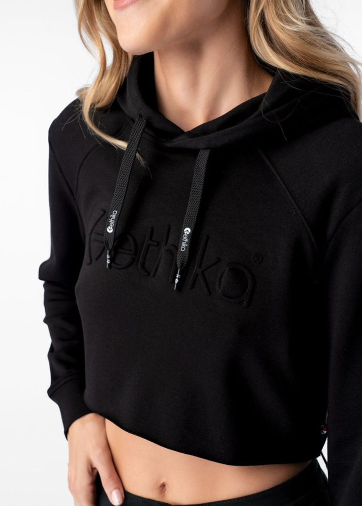 Cropped Hoodie Black