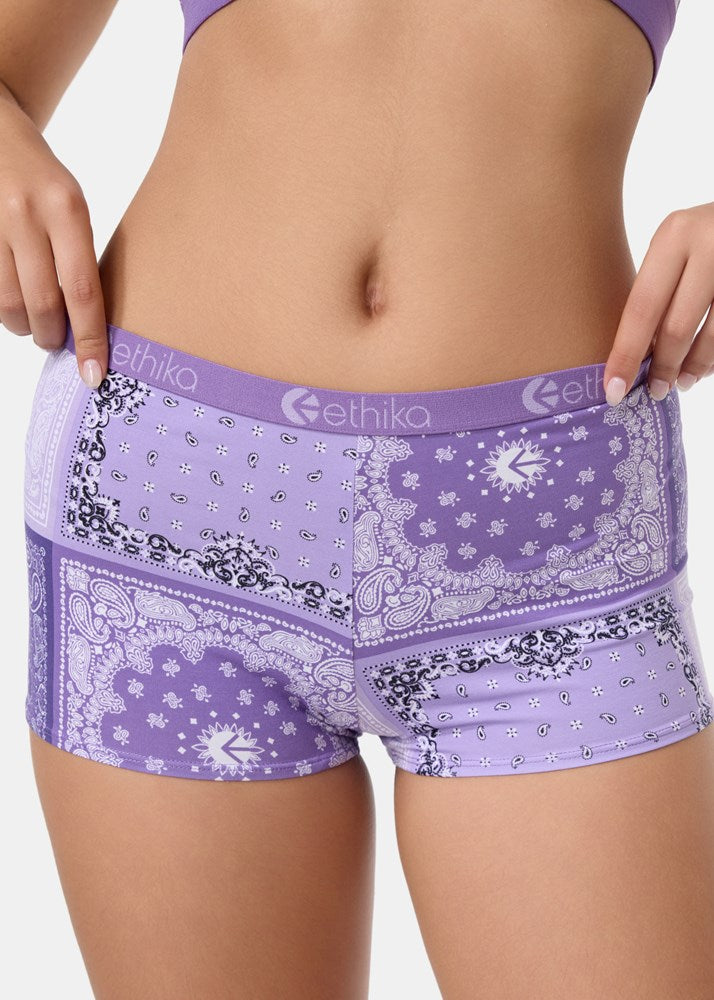 Womens Muted Motifs Shorty