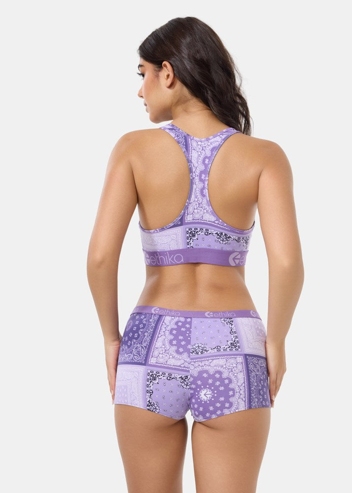 Womens Muted Motifs Shorty