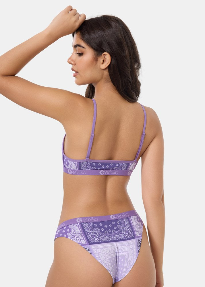 Womens Muted Motifs Bralette