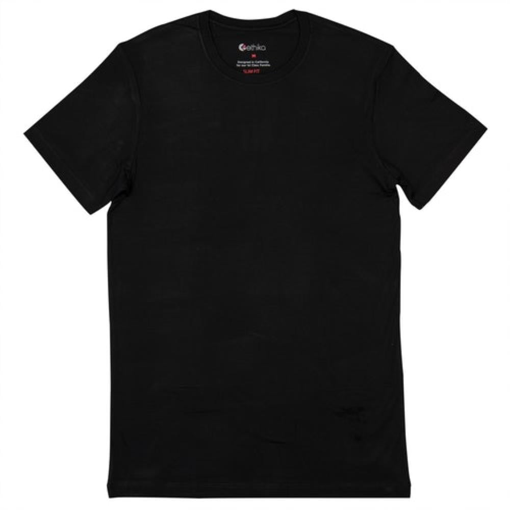 Mens Slim Modal Tee - Black