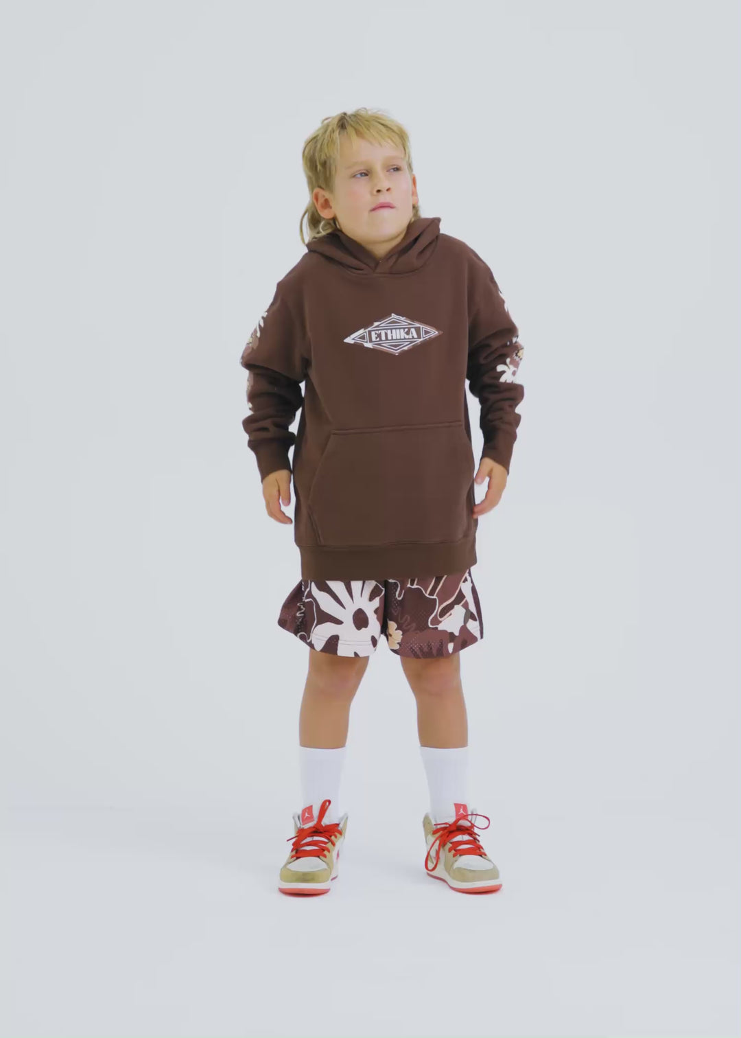 Boys Hawaiian Flower Hoodie