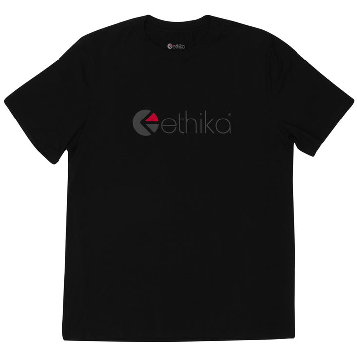 Mens Ethika Logo Tee - Black