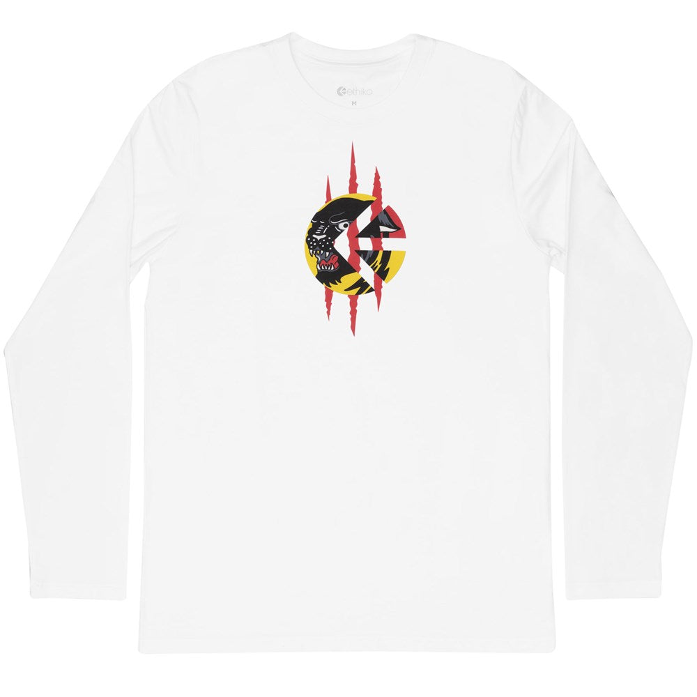 Mens Quick Strike Longsleeve Tee - White