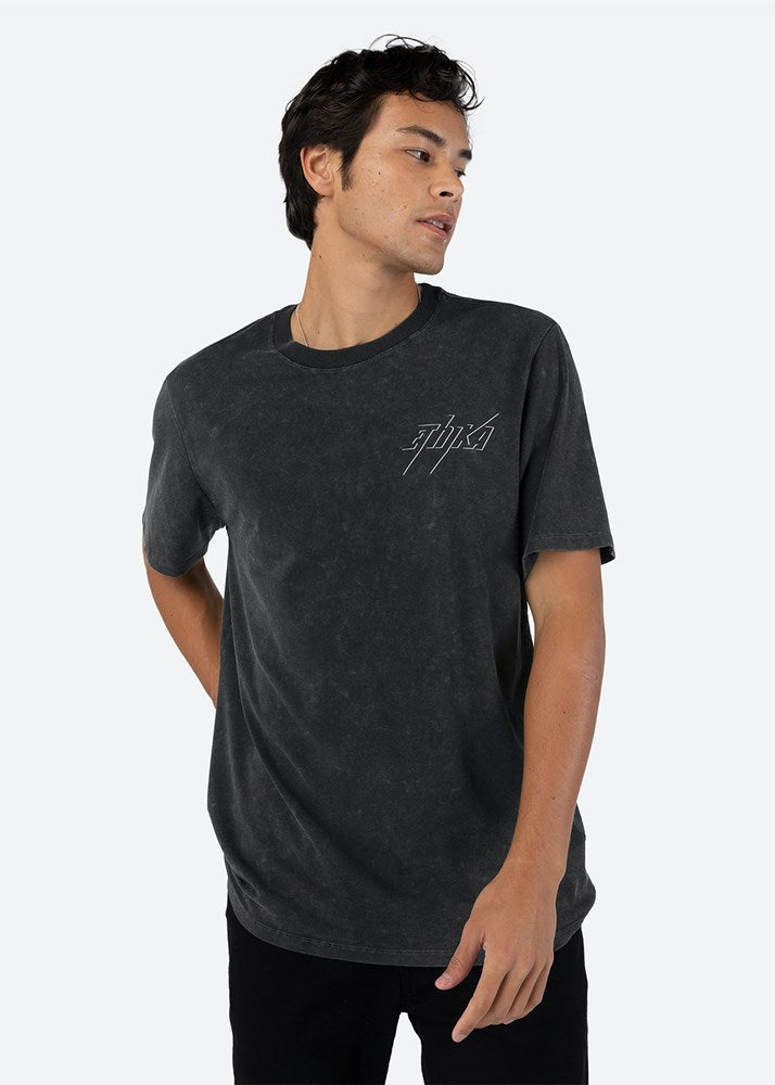 Mens Bolt Tee - Stone Wash