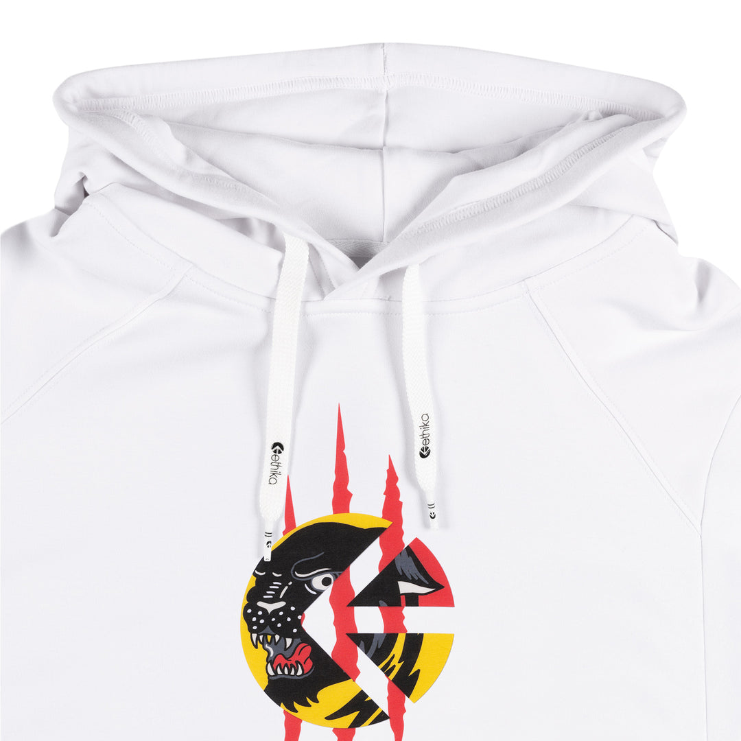 Womens Pullover Hoodie - Quick Strike White