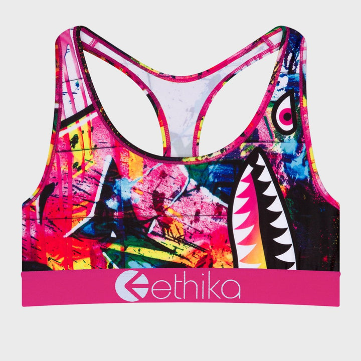 Bomber Pink Dripp Sports Bra